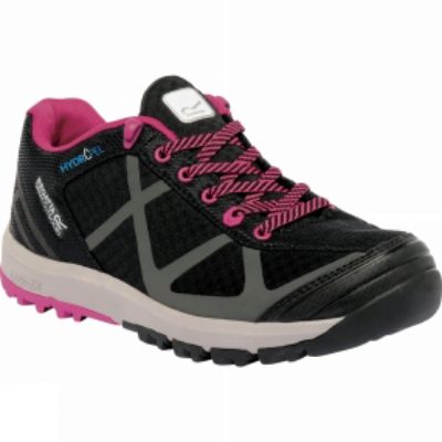 Regatta Womens Hyper-Trail Low Shoe Black / Active Pink Regatta Womens Hyper-Trail Low Shoe Black / Active Pink